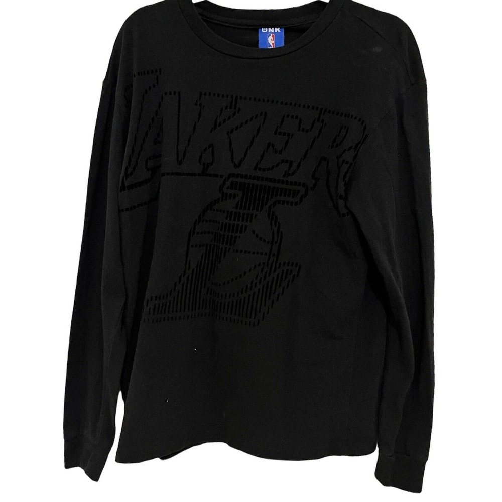 LAKERS UNK Shirt Sz Mens Large LOS ANGELES Long Sleeve NBA Basketball Vintage BK
